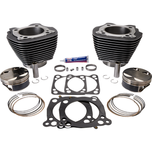 S&S CYCLE CYLINDER KT 128" M8 GRNT 910-0733