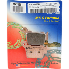 Load image into Gallery viewer, EBC MXS368 SINTERD MX RACE SERIES BRAKE PADS MXS368