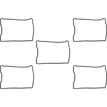 Load image into Gallery viewer, JAMES GASKET 84-91 B/T LWR R/CVR RUBBER (5) JGI-17355-84-A