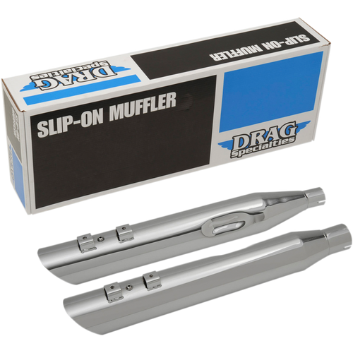 DRAG SPECIALTIES 17-19 FLHTMUFFLERS MATTE CHR 4