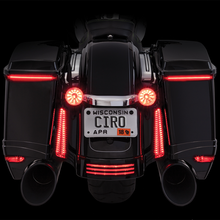 Load image into Gallery viewer, CIRO LLC Bag Blades '14-up Red LEDs, Light Smoke Lenses 40042
