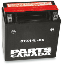 Load image into Gallery viewer, PARTS UNLIMITED BATTERIES CTX14L-BS  W/ACID PACK PC CTX14L-BS