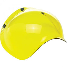 Load image into Gallery viewer, Biltwell Bubble Shield Yellow - Anti-fog, Scratch Resistant, UV/A UV/B Resistant