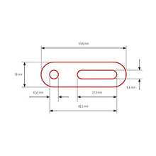 Load image into Gallery viewer, HIGHSIDER ADAPTER MIRROR 60mm BLACK PAIR 304-020