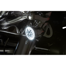 Load image into Gallery viewer, CIRO LLC Turn Signal Insert - Front - Chrome/Clear 45403