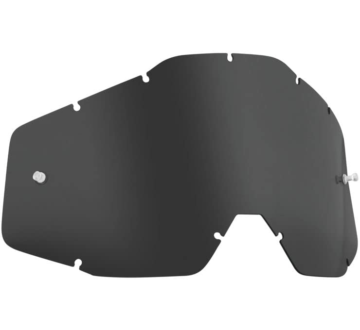 FMF Racing Replacement Lens for PowerBomb/PowerCore Goggles - Anti-Fog - Dark Smoke Black