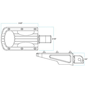 Biltwell Punisher ST18 Passenger Foot Pegs "Compatible/Replacement for" Harley-Davidson