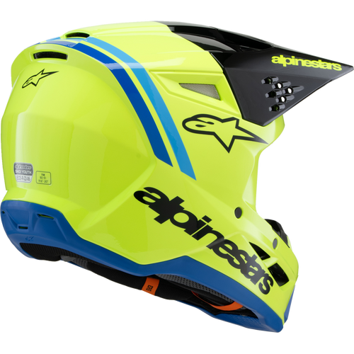 ALPINESTARS HELMET SM3 YTH RADIUM Y/B/BL M ECE06 8301925-5017-YM