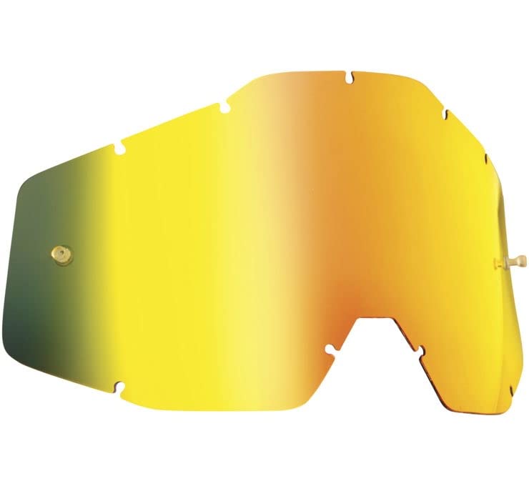 Fmf Replacement Lens for PowerBomb/PowerCore Goggles - Anti-Fog - Gold Mirror Yellow