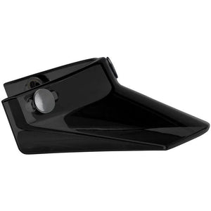 BiltwellMV-BLK-00-SD Unisex-Adult 3 Snap Moto Visor (Black, Fits All)