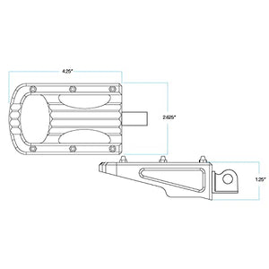 Biltwell Punisher XL Classic Foot Pegs "Compatible/Replacement for" Harley-Davidson