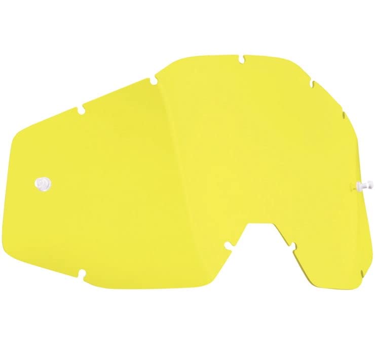 FMF Racing Replacement Lens for PowerBomb/PowerCore Goggles - Anti-Fog - Yellow