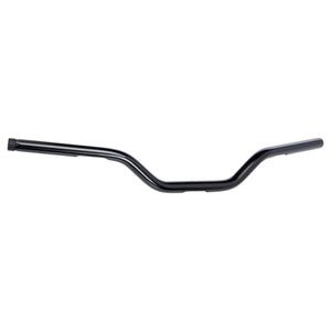 Biltwell | Tracker Mid Handlebar | Black Electroplate | TBW with Insert | 1" | Compatible With Cable Operated Throttles and Harley's Throttle-By-Wire Control Module