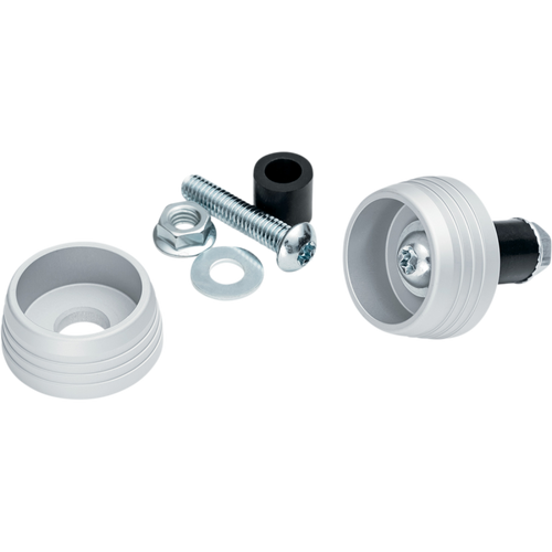 KURYAKYN LODESTAR FR AXLE SLIDER- BMW R 1200 & 1250, SLVR PN 3807 KUR3807