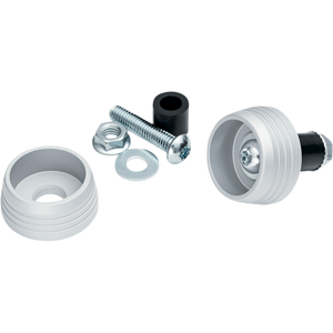 KURYAKYN LODESTAR FR AXLE SLIDER- BMW R 1200 & 1250, SLVR PN 3807 KUR3807