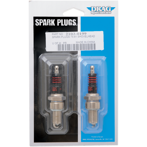 DRAG SPECIALTIES 75-84B/T/84-99EVO SPARK PLUGS PR 2103-0199