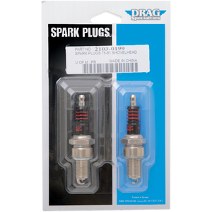 DRAG SPECIALTIES 75-84B/T/84-99EVO SPARK PLUGS PR 2103-0199