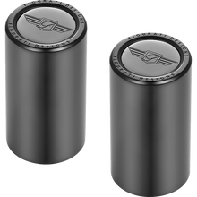 Load image into Gallery viewer, FIGURATI DESIGNS ND MAG DOCKING COVERS BLACK WITH FD LOGO 25.2X46.5mm FD01-DC-25.2/46.5-BLK
