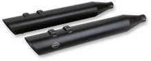 Load image into Gallery viewer, S&amp;S CYCLE MUFFLERS BLK 4" SLSH 17-19 FLHT 550-0696