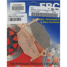 Load image into Gallery viewer, EBC FA419HH DOUBLE H SERIES BRAKE PAD SET FA419HH