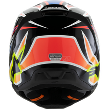 Load image into Gallery viewer, ALPINESTARS HELMET SM3 YTH WURX B/Y/BL/R M ECE06 8302125-1574-YM