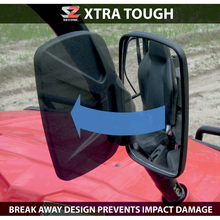 Load image into Gallery viewer, MOOSE UTILITY DIVISION MOOSE UTV MIRRORS 2" CLAMP 0640-1087