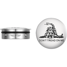 Load image into Gallery viewer, FIGURATI DESIGNS HARLEY-DAVIDSON DON’T TREAD ON ME CUSTOM SWING ARM COVERS FD40-DTOM-SS