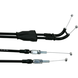 MOTION PRO THROTTLE CABLE P/PULL BLK VINYL SET 10-0115
