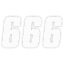 Load image into Gallery viewer, FACTORY EFFEX FACTORY 7" NUMBER WHITE #6 08-90096