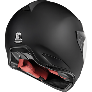 ICON HELMET DOMN RUB BK LG 0101-14919