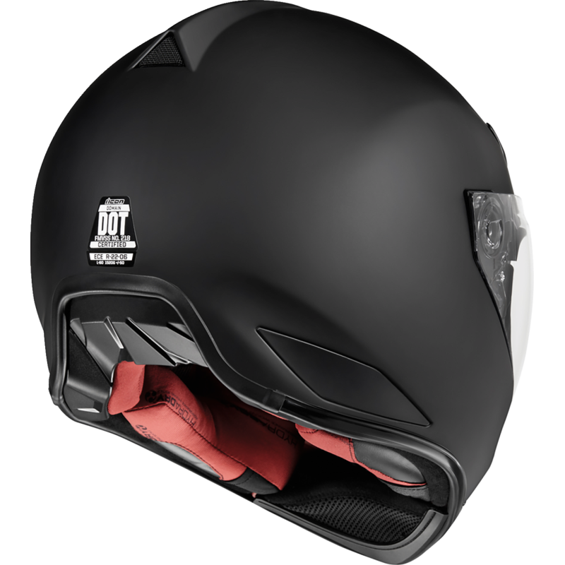 ICON HELMET DOMN RUB BK LG 0101-14919