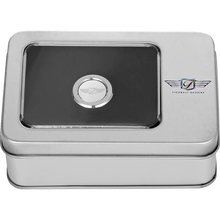 Load image into Gallery viewer, FIGURATI DESIGNS HEEL-TOE SHIFTER COVER SILVER WITH FIGURATI DESIGNS LOGO FD01-HTSC-SS