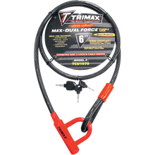 Load image into Gallery viewer, TRIMAX U-LOCK &amp; CABLE (72 INCH) TCU1572