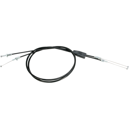 MOTION PRO THROTTLE CABLE PUSH-PULL BLACK VINYL SET 02-0514