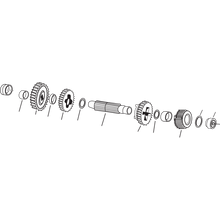 Load image into Gallery viewer, EASTERN MOTORCYCLE PARTS 54-85 XL C/S 1ST GEAR THRUST WASH SET DS 194184