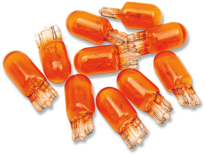 DRAG SPECIALTIES AMBER 5WATT SINGLE FILIMENT BULB 10PK 2060-0123