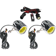 Load image into Gallery viewer, CUSTOM DYNAMICS LIGHT FOG CHRM/ YELLOW PR PB-FOG-BCM-YC