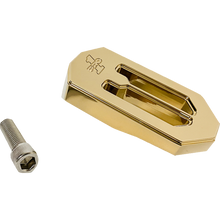 Load image into Gallery viewer, PRO-ONE PERF.MFG. Touring Brake Peg, Gold Titanium Nitride Coated 500747TIN