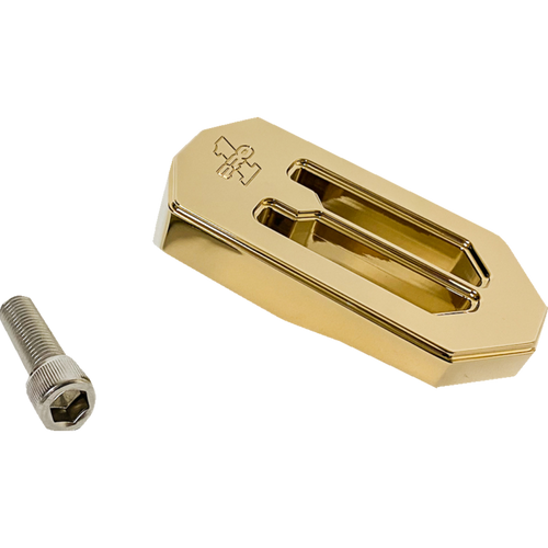 PRO-ONE PERF.MFG. Touring Brake Peg, Gold Titanium Nitride Coated 500747TIN