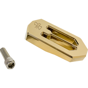 PRO-ONE PERF.MFG. Touring Brake Peg, Gold Titanium Nitride Coated 500747TIN