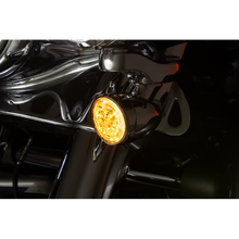 Load image into Gallery viewer, CIRO LLC Turn Signal Insert - Front - Chrome/Clear 45403