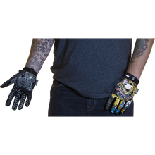 Load image into Gallery viewer, LETHAL THREAT GLOVE GREASE MON BK MD GL15022M