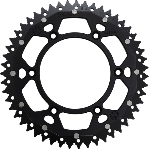 MOOSE RACING SPROCKET DUAL MSE 51 BK 1210-210-51-10X