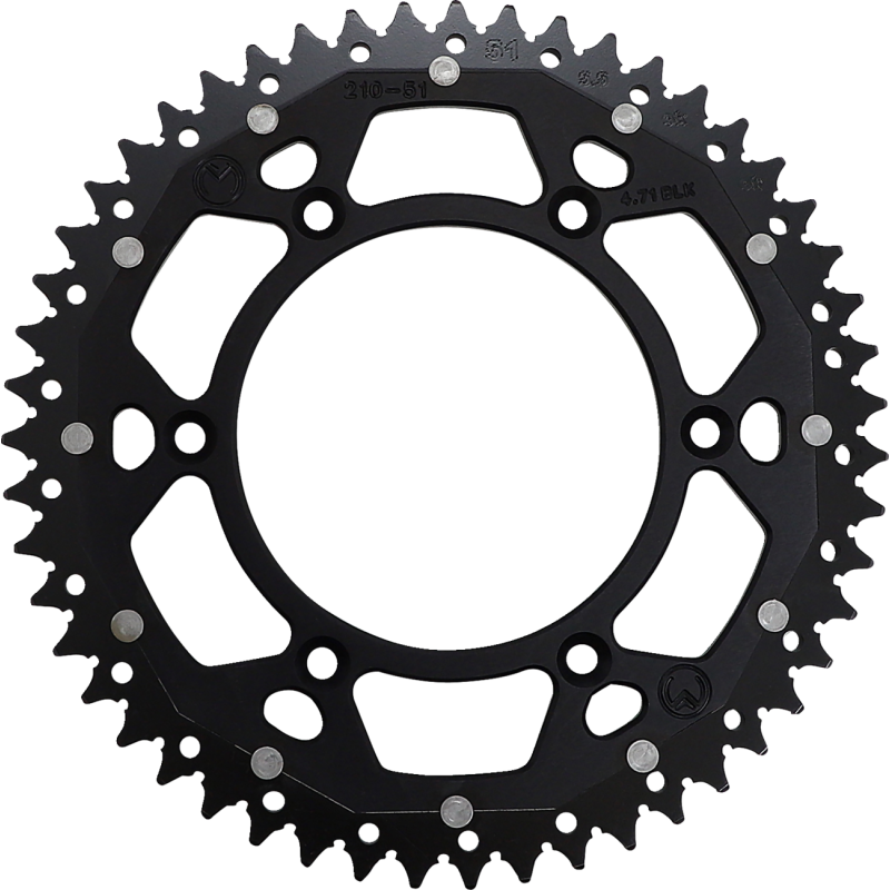 MOOSE RACING SPROCKET DUAL MSE 51 BK 1210-210-51-10X