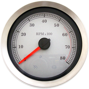 DRAG SPECIALTIES TACHOMETER SLVR 04- 83114S