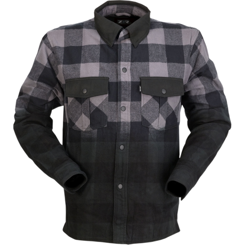 Z1R SHIRT DUKE FLANNEL GY/BK L 2840-0159