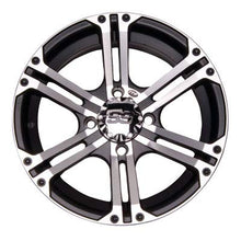 Load image into Gallery viewer, ITP SS ALLOY SS212 Black Wheel with Machined Finish (14x8&quot;/4x137mm)