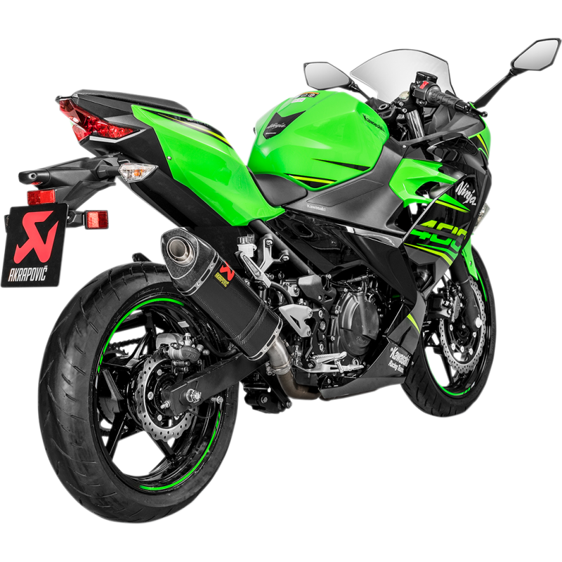 AKRAPOVIC 18-23 NINJA 400 SLIP-ON CF/CF S-K4SO6-APC