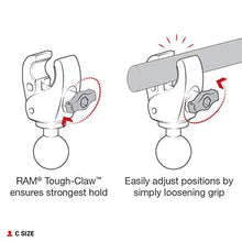 Load image into Gallery viewer, Ram Mount RAP-404U MED Tough-Claw W 1.5" Dia Ball