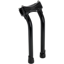 Load image into Gallery viewer, Biltwell Murdock Pullback Risers Black - 12&quot;